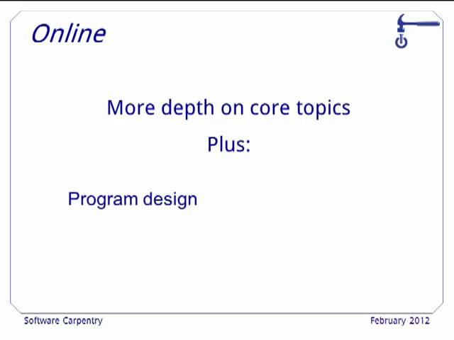Software Carpentry in 90 Seconds