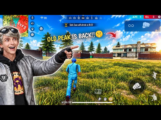 OLD PEAK Is Back ! 🤩 | How to download old peak FREE FIRE?