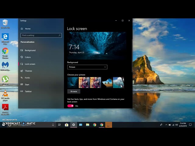 Applying a Theme to Windows 10