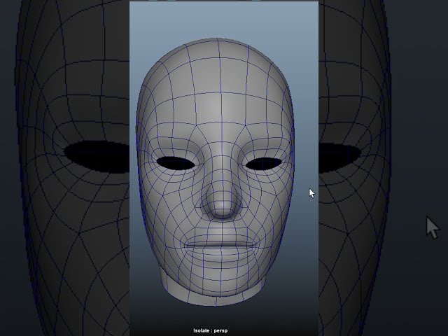 3D Face Modeling ✨ #3dartist #maya3d#facemodeling#z1creationsstudio