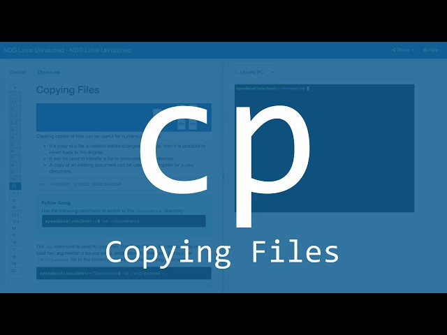 The Linux Command Tutorial: The cp Command
