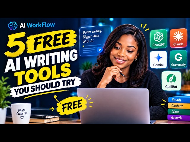 5 FREE AI WRITING TOOLS YOU SHOULD TRY IN 2026
