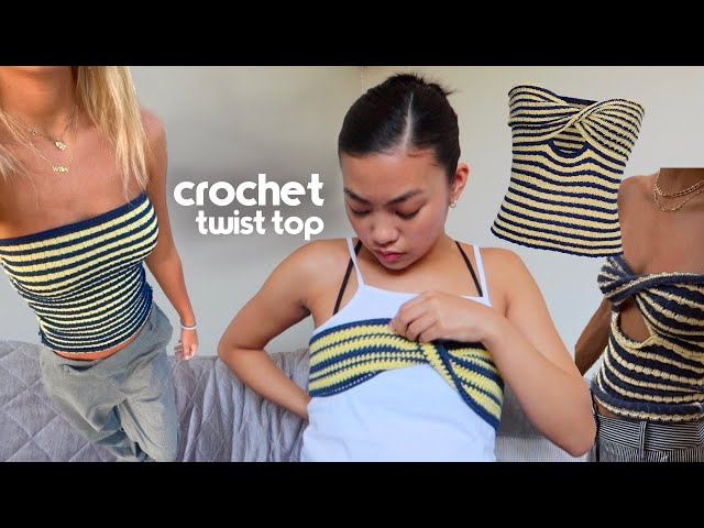 I made the viral crochet twist top