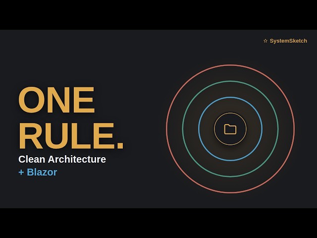 One Rule. Zero Excuses. Clean Architecture in Blazor
