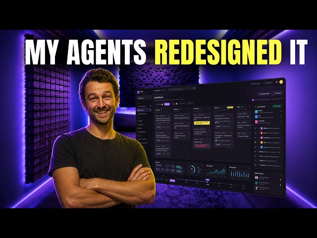 My AI Agents Redesigned My Mission Control...it's incredible!