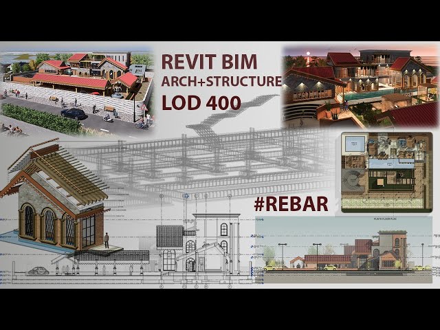 Masterclass in Revit BIM | Complete Architecture + Structure Rebar Detailing | LOD 400