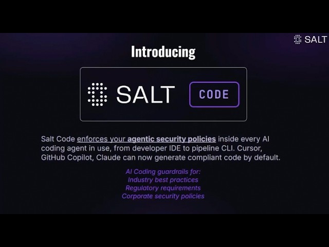 Salt Code: Stop Reviewing Al Code  Start Governing It