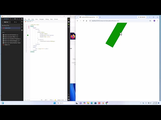 Basic Css Transform Property | Basic css transform property | bangla css transform property