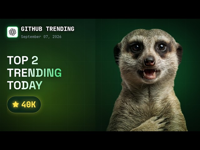2 GitHub Repos Trending Right Now (September 2026)