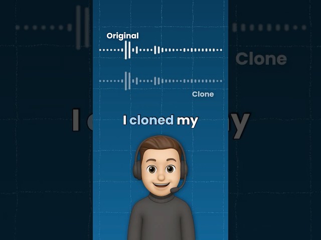 I cloned my own voice with code 🤯