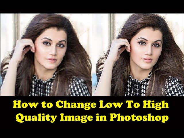 How to Change Low to High Quality Resolution Photo Image in Photoshop!! BUT2WHY