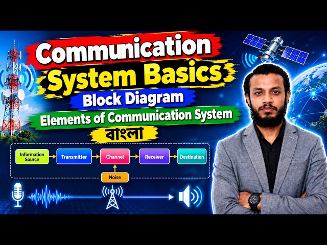Communication System Basics || Block Diagram || Elements of Communication System || Bangla