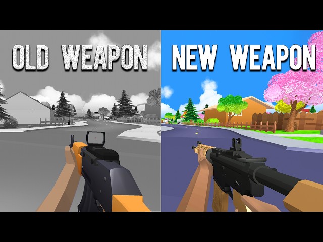 Dude Theft Wars Old Weapons Vs New Weapons in this Game !!! 🤔🤔🤔