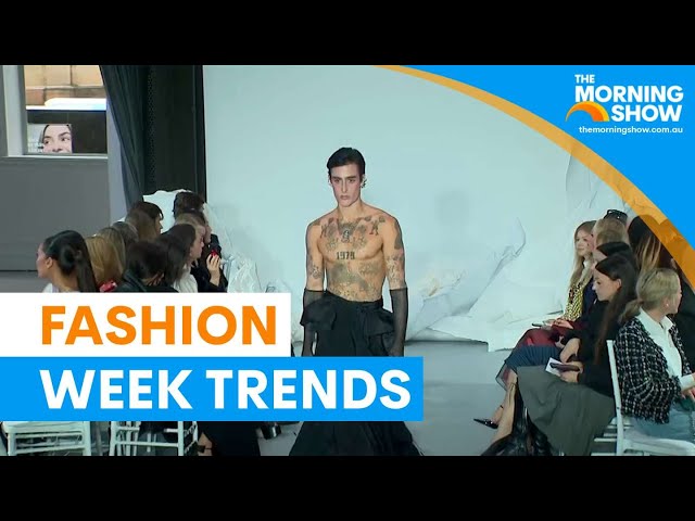 Australian Fashion Week's hottest trends for 2026 | The Morning Show