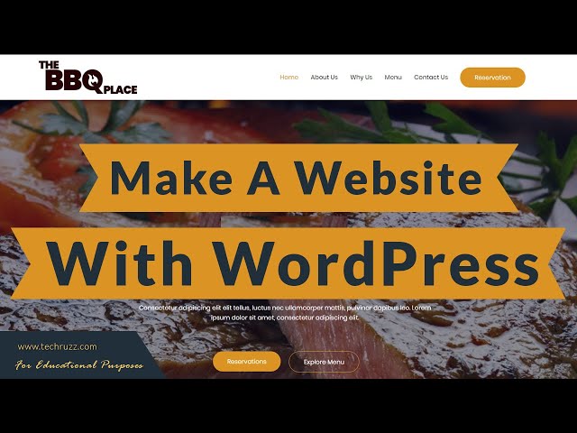 How To Make A Website With WordPress On A Live Server | 2021