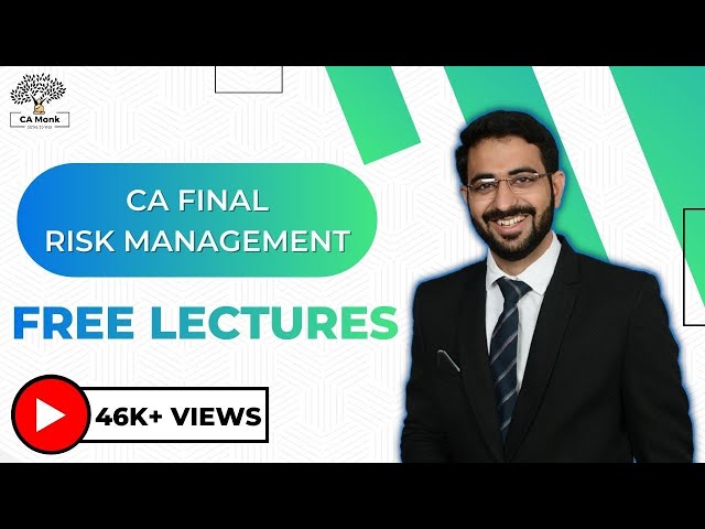 Why & How You Should Watch CA Final Risk Management Lectures | Which Elective Paper To Choose🤔?