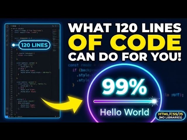 How to Create an Animated Loading Screen with HTML & CSS | Full Tutorial
