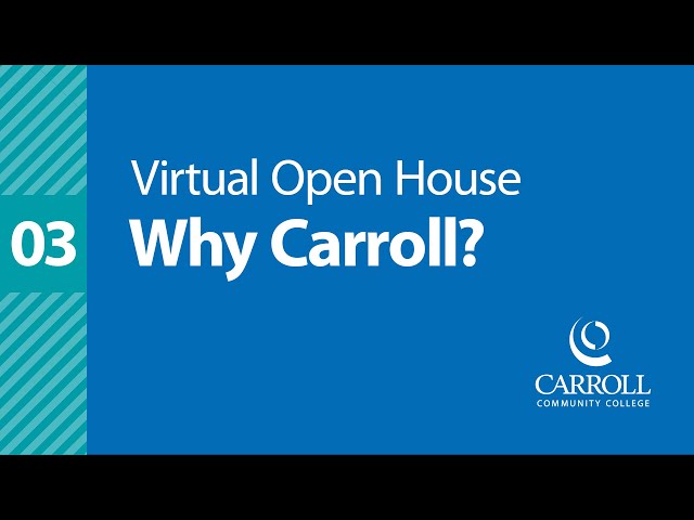 Virtual Open House 3 | Why Carroll?