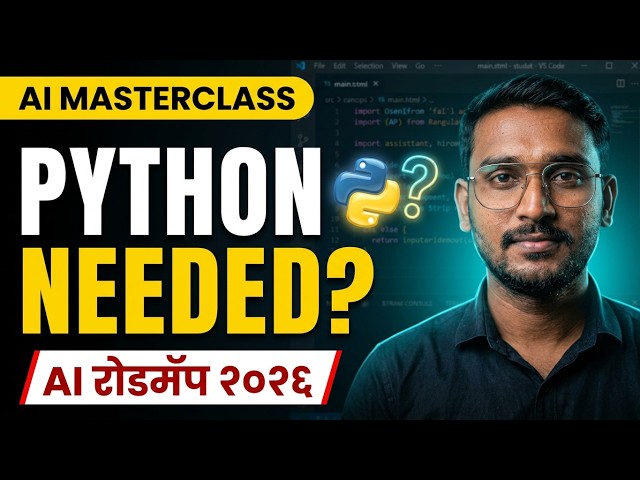 AI शिकायचंय? Python आधी शिकावंच लागेल का? | 2026