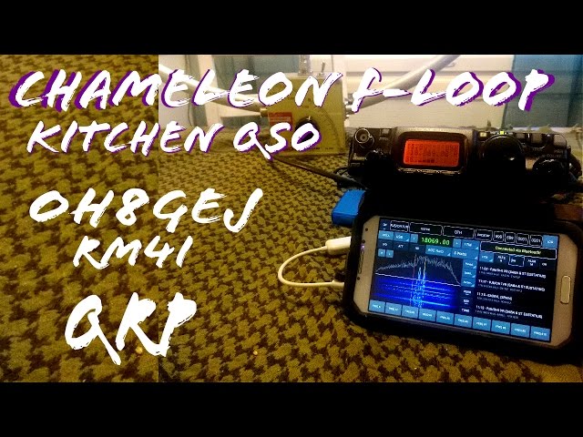 Chameleon F-Loop Kitchen  QSO QRP OH8GEJ -RM4I