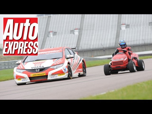Honda Mean Mower vs BTCC Honda Civic