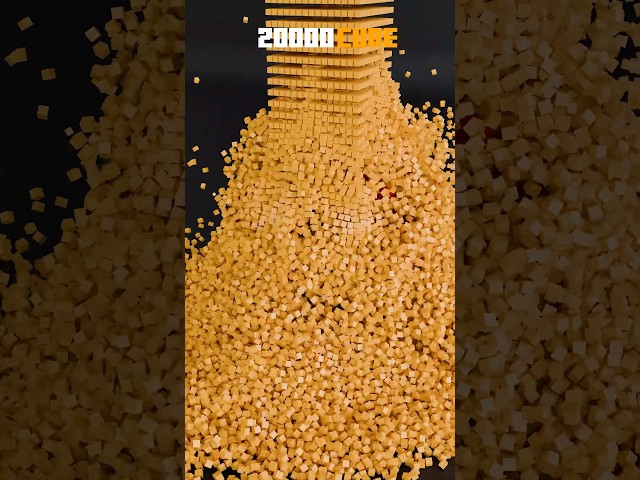 What if Iron Man Vs 20,000 Cube Blocks?