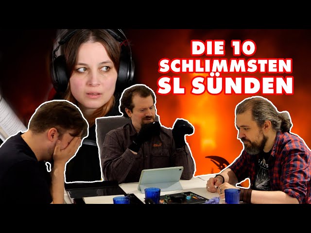 Die 10 größten Gamemaster Sünden im Pen and Paper Rollenspiel | SL Sünden