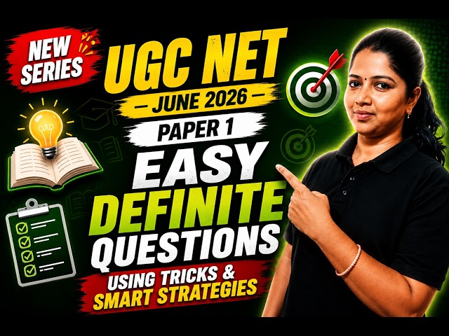 UGC NET Paper 1 June 2026 | Easy Definite Questions Using Smart Tricks & Strategies