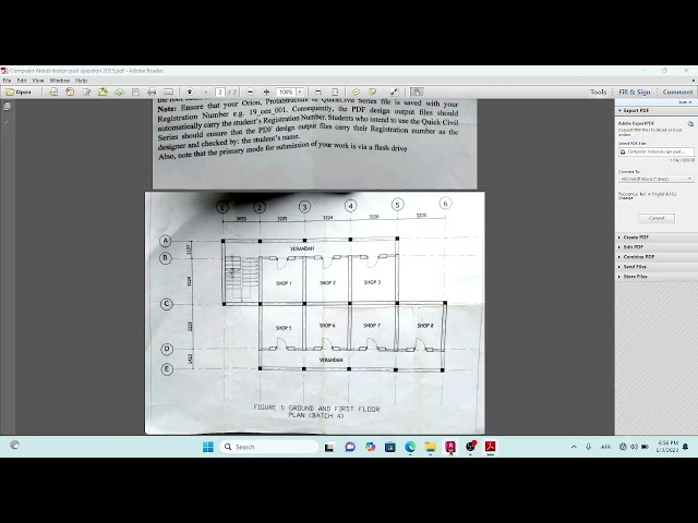 Computer Aided design Unicross past question solution part 1:  draw and save as dxf in AutoCAD 