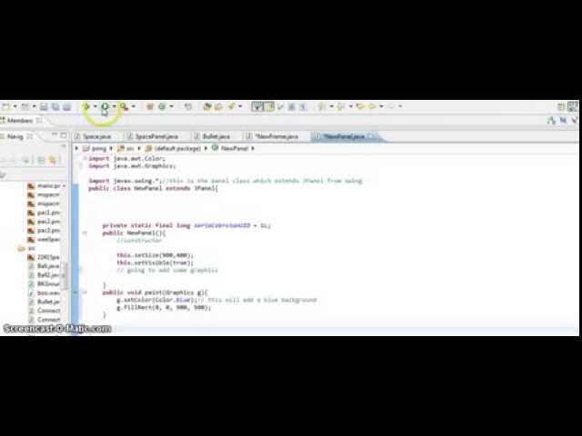 Java Shoot em up frame panel and animation and source code