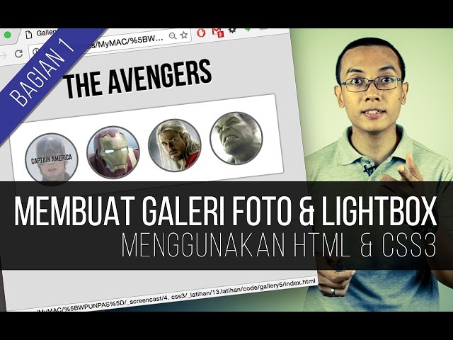 Creating a PHOTO GALLERY + LIGHTBOX with HTML & CSS3 (Part 1)