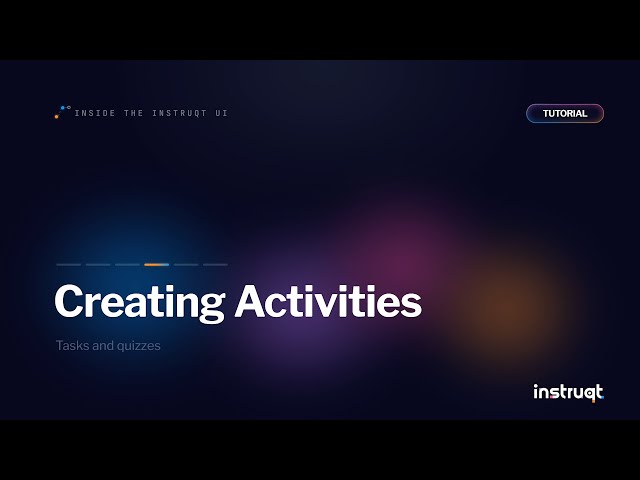 Instruqt Tutorials | Inside the Instruqt UI: Creating Activities