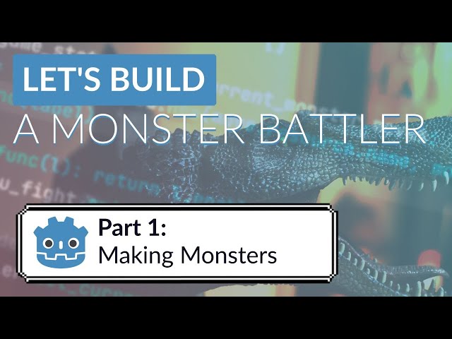 Let's Build a Monster Battler, Part 1: Making Monsters (Godot 4)