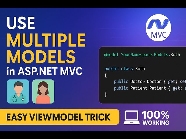 📦 Use Multiple Models in ASP.NET MVC 💡 | Complete Guide for Beginners 👩‍💻👨‍💻 | 2025 🔥