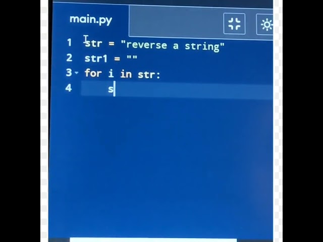 Reverse a String- Interview Python Question