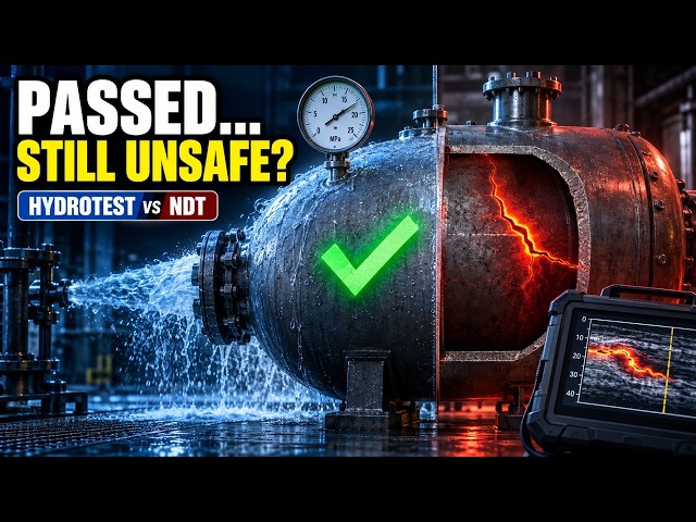 Hydrostatic Test vs NDT: Is a Pressure Test Enough for In-Service Pressure Vessels?