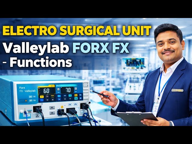 Electro Surgical Unit (ESU) | Valleylab FORX FX Functions & Operation | Biomedical Engineer Guide