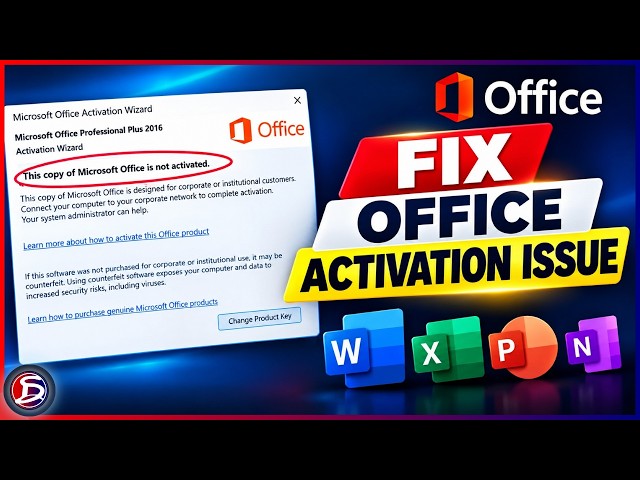 Fix Microsoft Office "Not Activated" Error, Official Microsoft Tool Reset