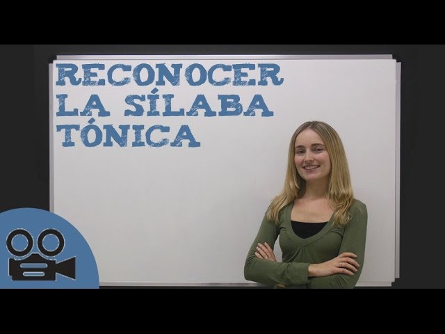 Recognize the stressed syllable