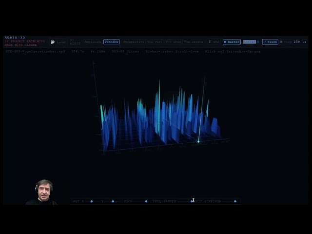 Sound Visualizer coded with Claude