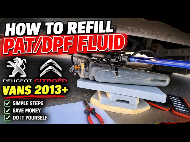 Secret Hack to Refill DPF Additive Fluid Citroen & Peugeot Vans 2013+