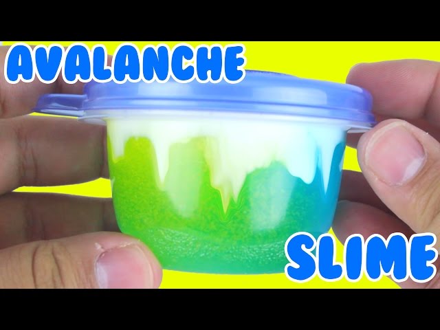 DIY | Avalanche Slime - HOW TO MAKE SLIME!!! + Slime Poking ASMR!!!