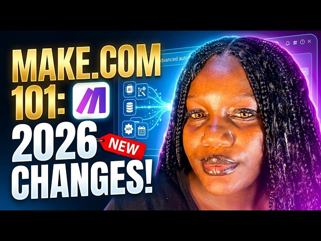 Learn Make.com in 2026 | Complete Beginner's Guide to Automation | Everything You Need to Know