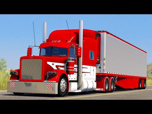Peterbilt 389 by Jon Ruda + USA Trailer Pack | American Truck Simulator