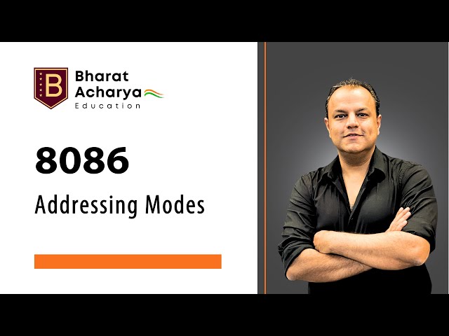 8086 | Addressing Modes | Bharat Acharya Education