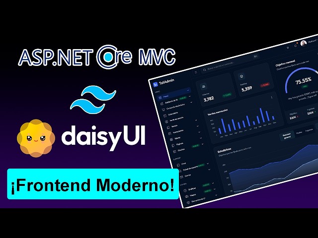 How to use Daisy UI + Tailwind CSS in ASP.NET CORE MVC: Step by Step
