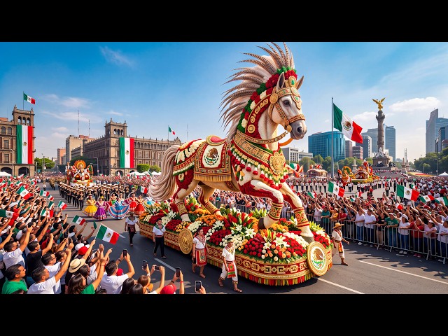 🇲🇽 Fête de l'Indépendance du Mexique 2026 🎉 Grand défilé, mariachis, culture et fierté nationale