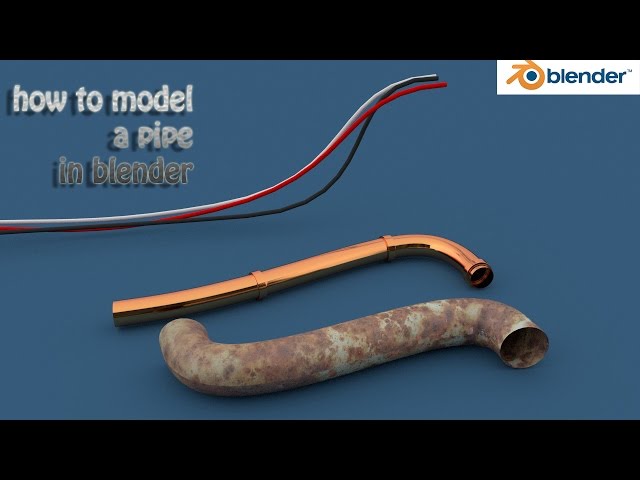 Blender Tutorial How To Model pipes With Curves