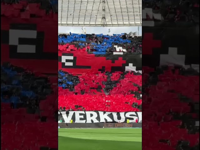 Massive Nordkurve tifo to start our first Bundesliga game at home