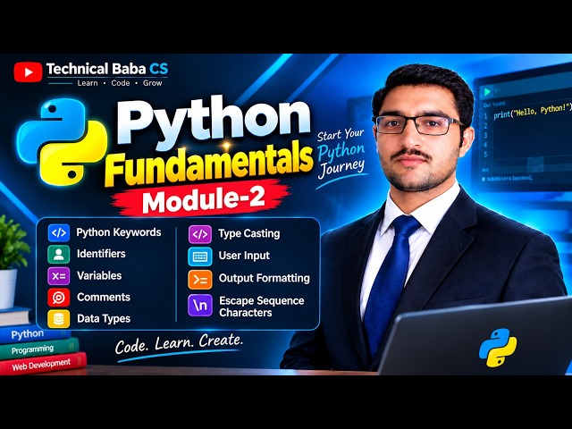 These Python Fundamentals Are 50% of Your Python Journey | Variables, Data Types, Input, Comments